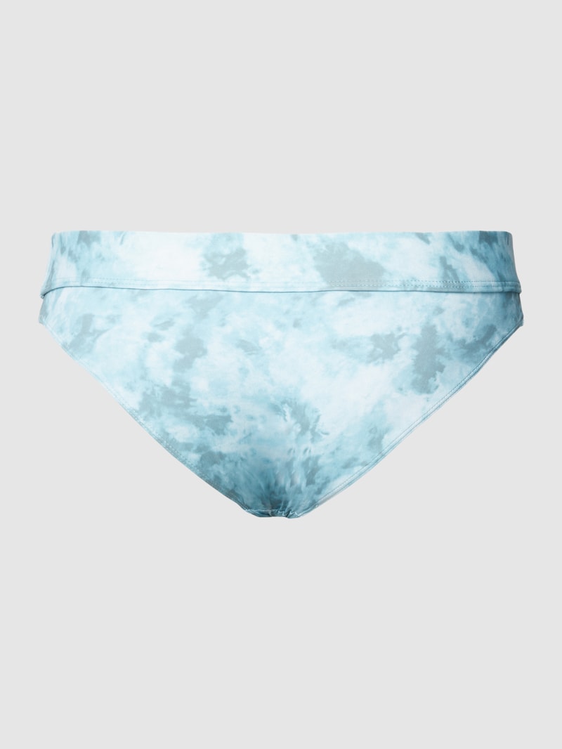 Bikini-Slip mit Allover-Muster in hellblau