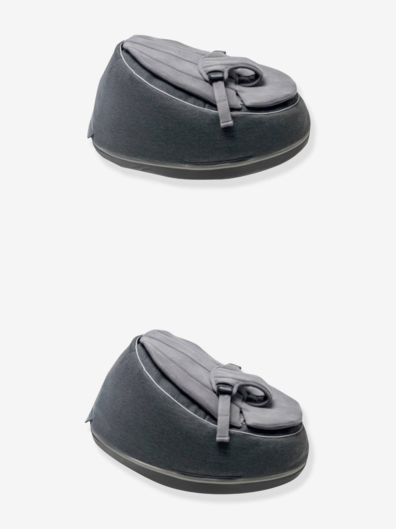 Transat et pouf Doomoo Seat’n Swing BABYMOOV avec balancelle intégrée anthracite