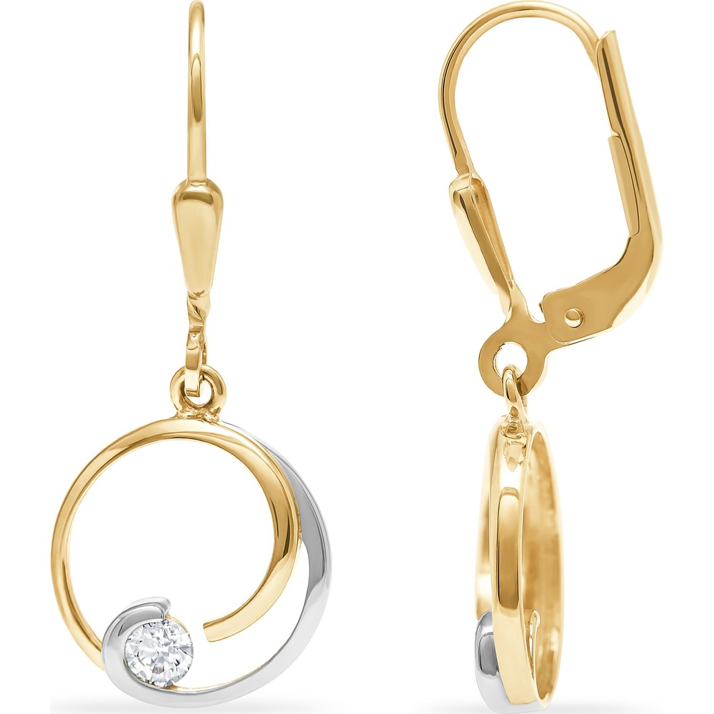 FAVS Boucles d'oreilles 375 Or jaune Boucles d'oreilles