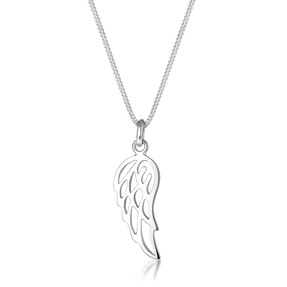 Elli Elli Collier Flügel Boho Cut-Out 925 Silber Bijoux