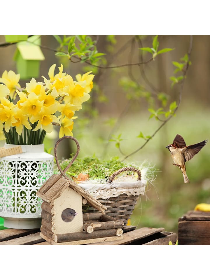 relaxdays Vogelhaus Deko in Natur günstig kaufen onesize