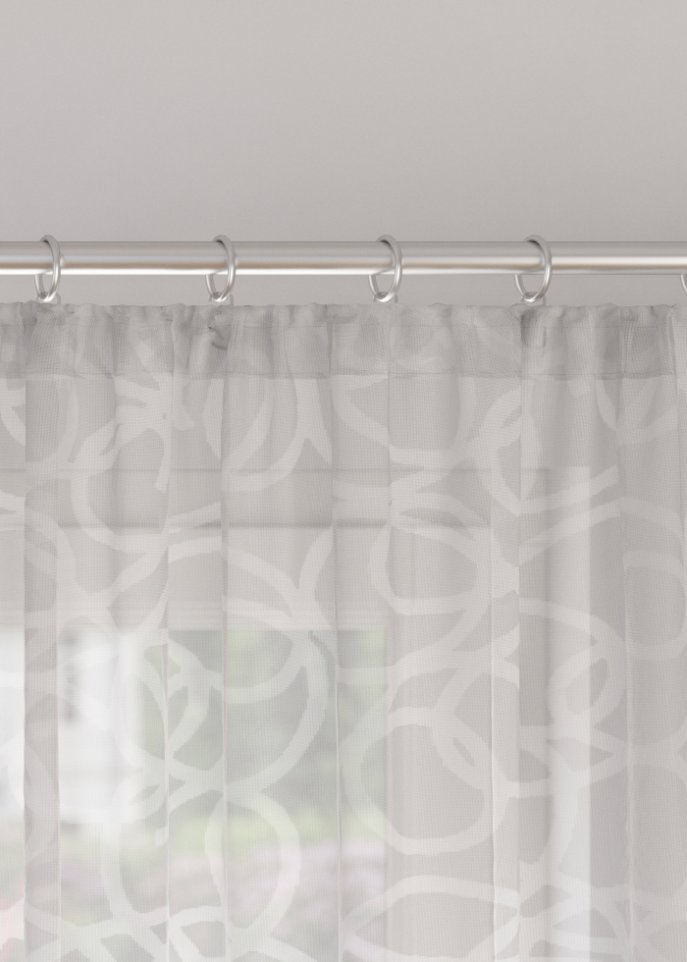 Gardine mit Druck (1er Pack)