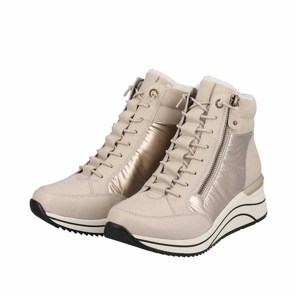 REMONTE Winterstiefel beige