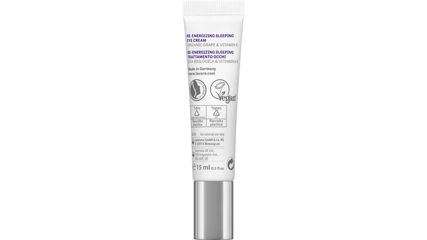 lavera Re-Energizing Sleeping Augenpflege 15 ml