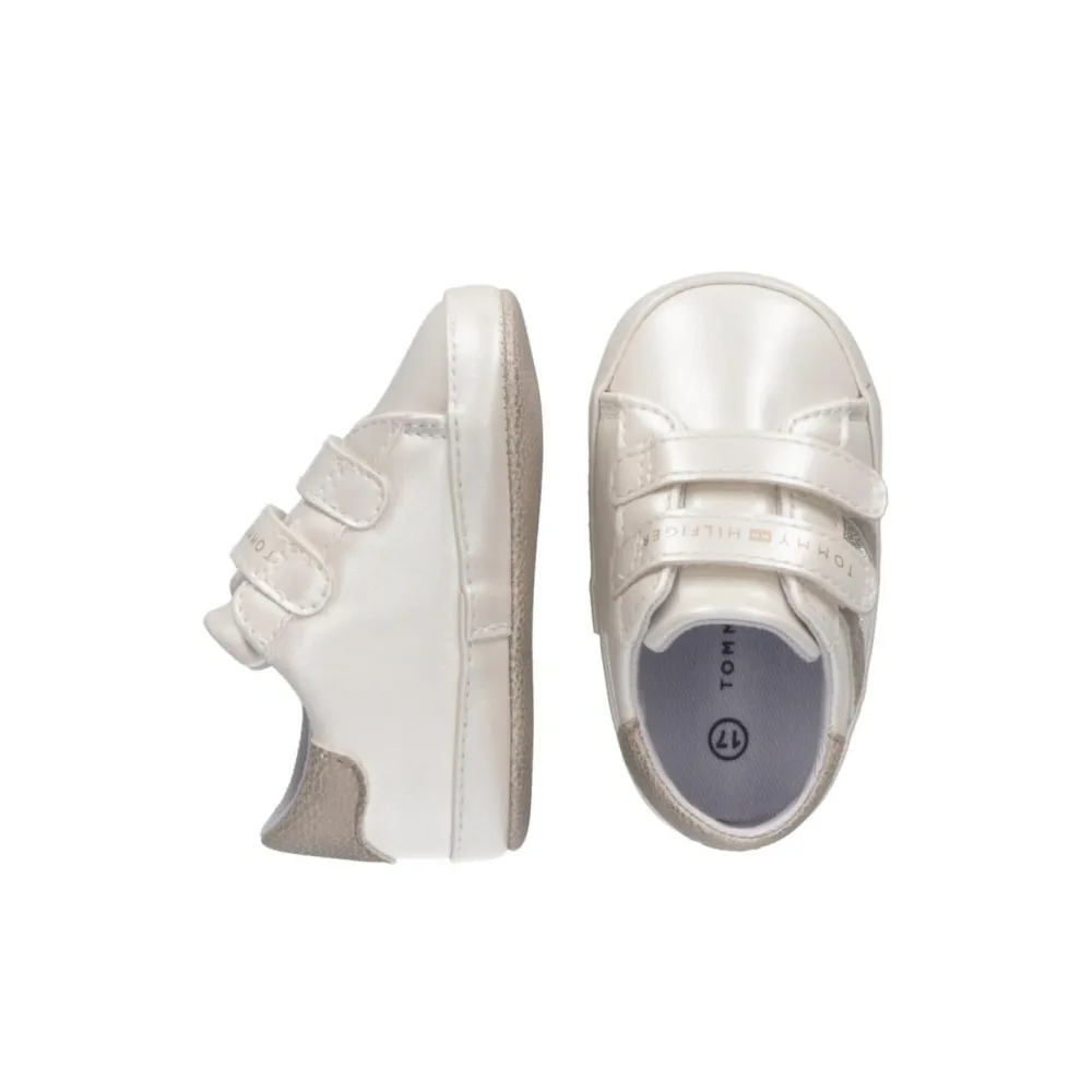 Tommy Hilfiger Krabbelschuh T0A4-33180-1528X063 / weiss