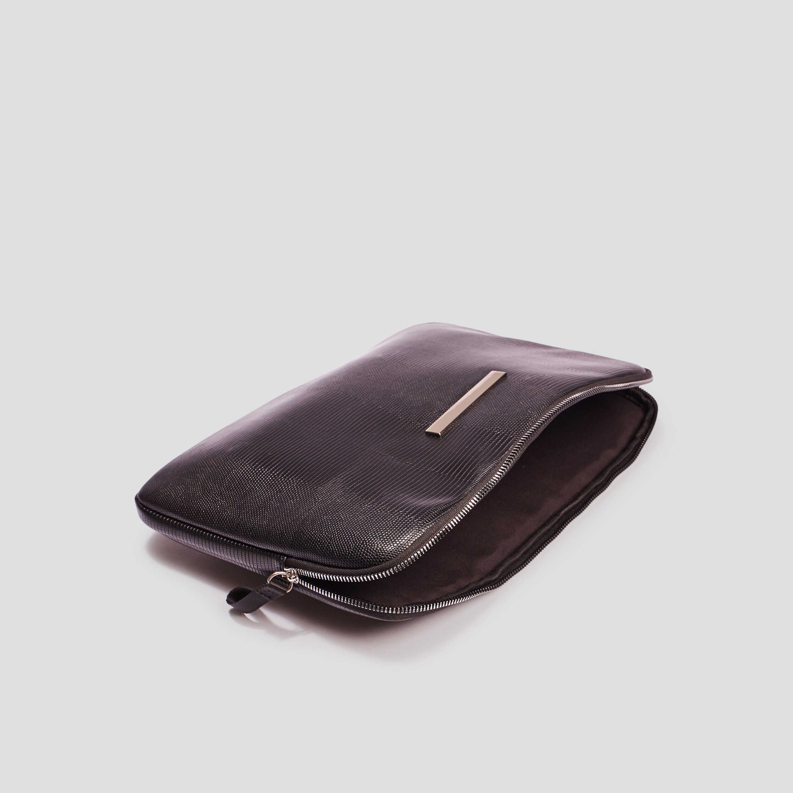 Pochette zippée noir femme | La Halle