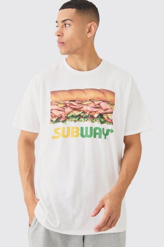 Oversize T-Shirt mit lizenziertem Subway-Print