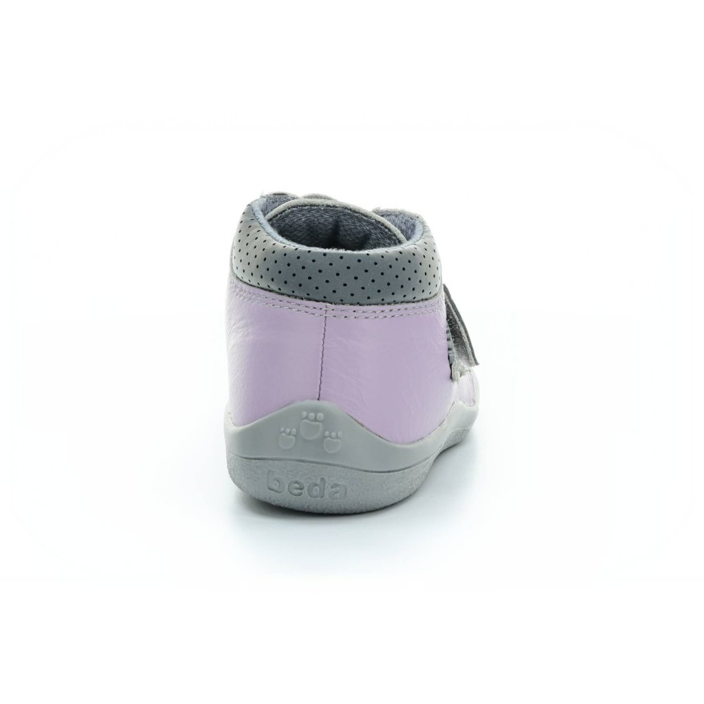Beda Jasmine mit Membran (BF 0001/W/M/SO/2) hellviolette Barfuß-Stiefeletten