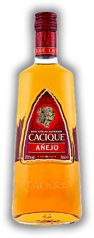 Cacique Ron Anejo 37,5% Cacique Ron Anejo 37,5% Feiner goldener Rum und der führende in Venezuela. 0,7	 Liter - Vol 37,5%