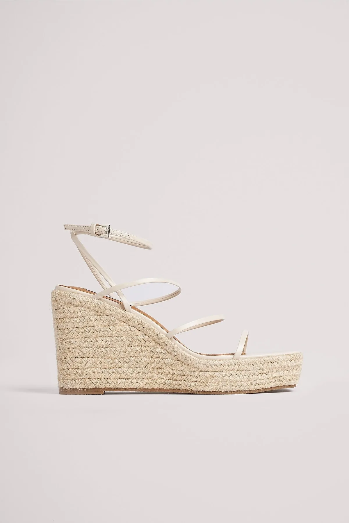 NA-KD  Sandalette - Beige - Pfennigabsatz/Stiletto