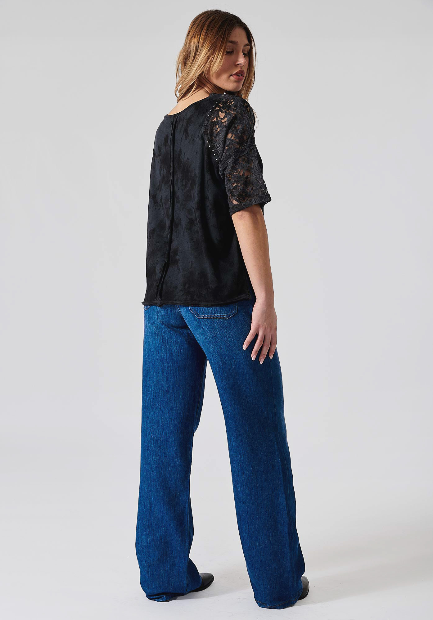 FADOL  T-shirt noir femme