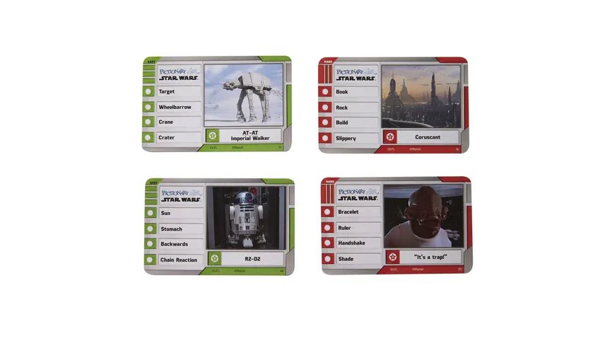 Mattel Games Pictionary Air Star Wars, Familienspiel, Scharade