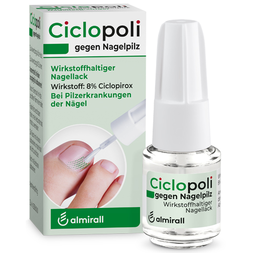 CICLOPOLI gegen Nagelpilz wirkstoffhalt.Nagellack  6.6 ml  Wirkstoffhaltiger Nagellack