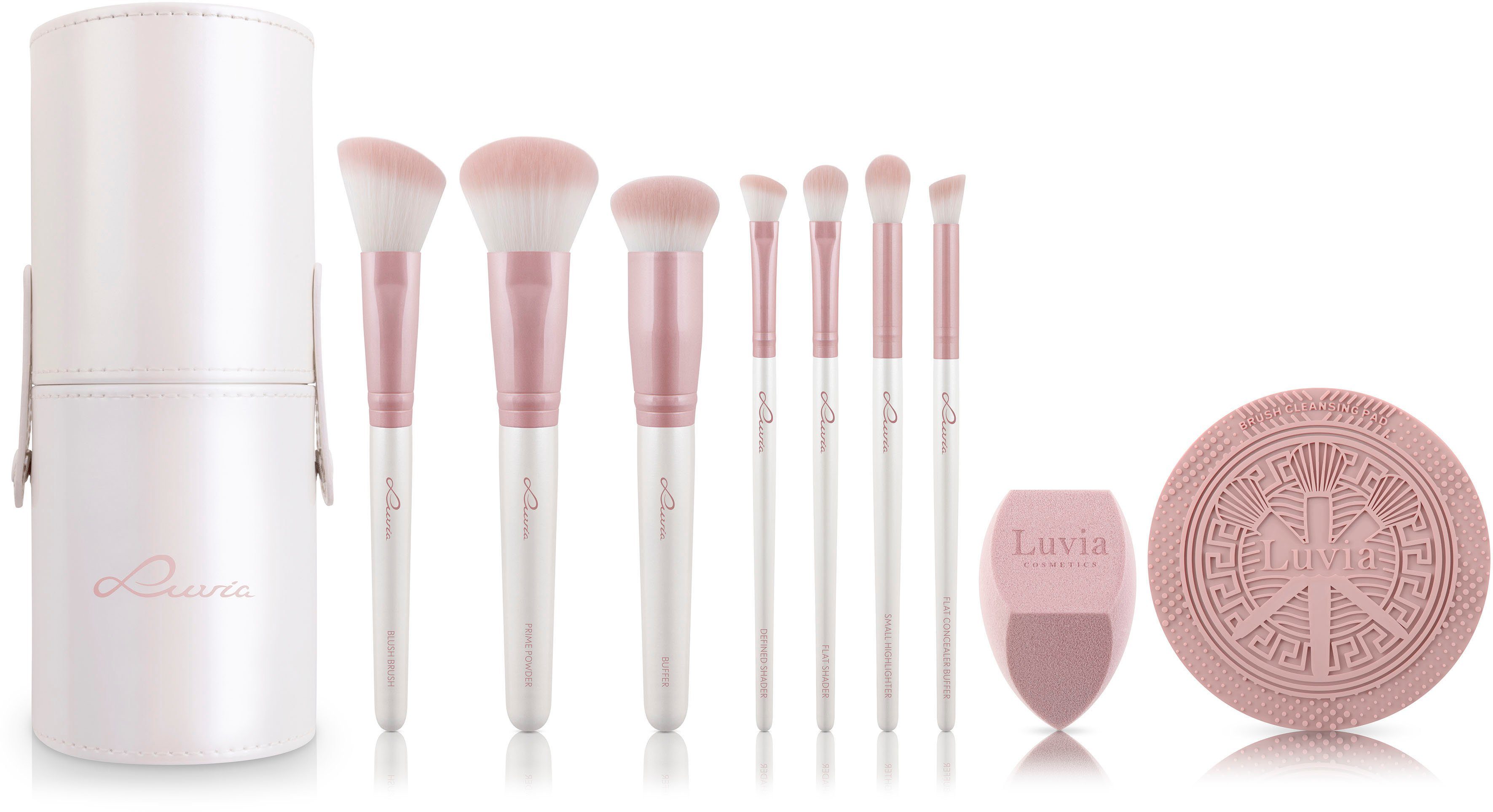 Luvia Cosmetics Kosmetikpinsel-Set Prime Vegan Candy, 10 tlg.