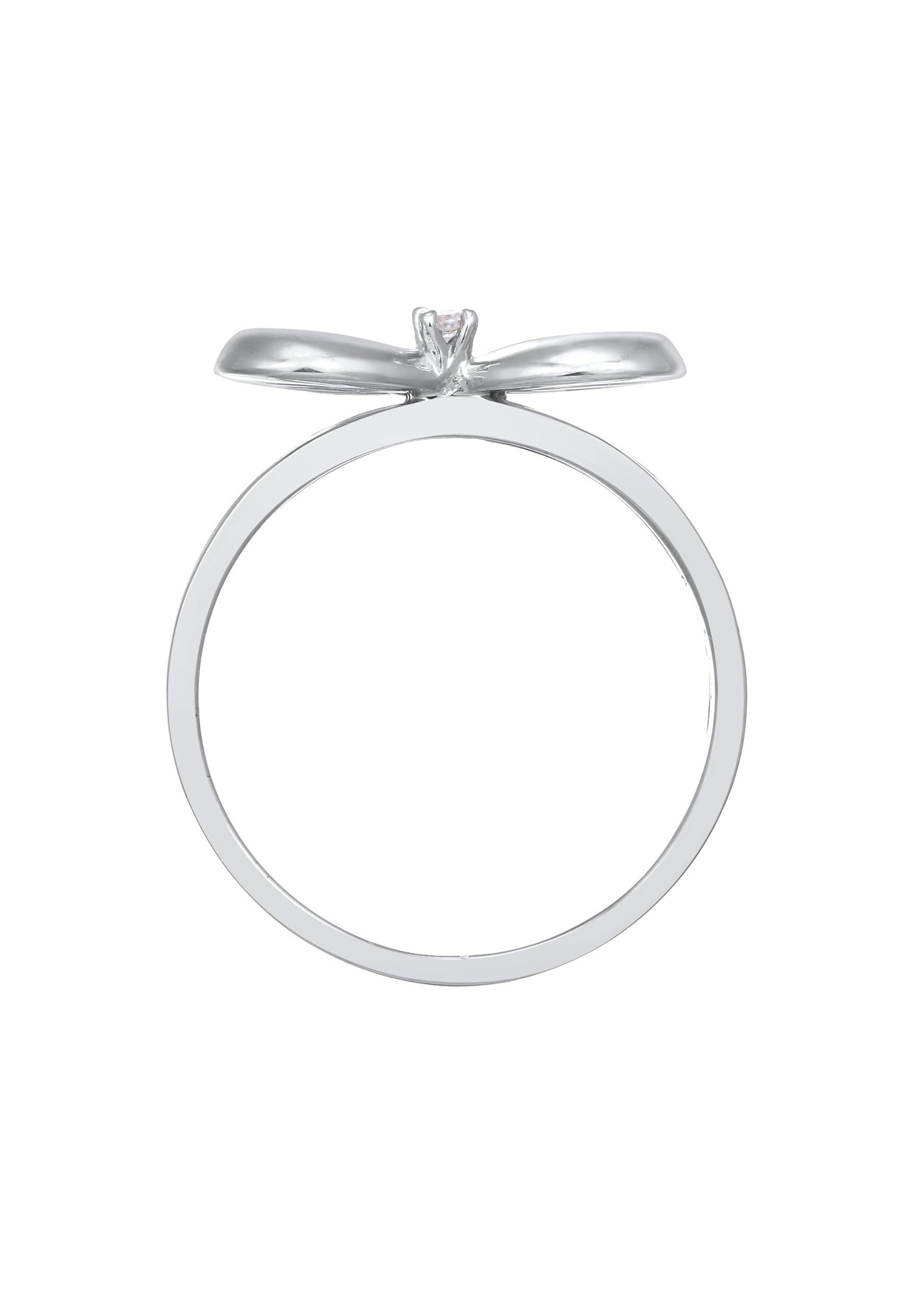 Elli DIAMONDS Ženska moderna mašna s dijamantom (0,015 ct.) od 925 sterling srebra