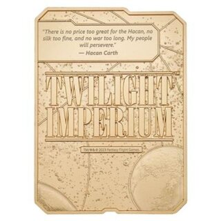 Twilight Imperium Limited Edition Ingot - The Emirates of Hecan
