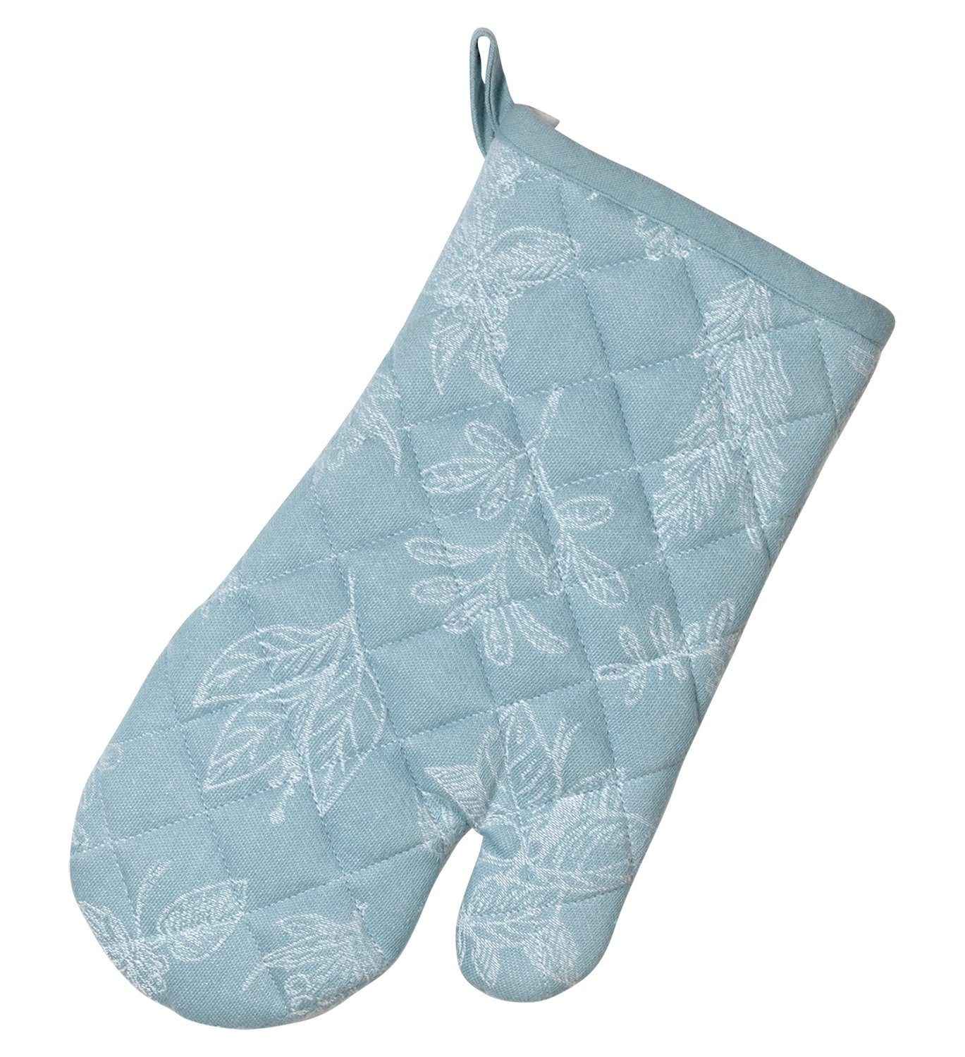 kela Auflaufform Topfhandschuh SVEA, Blau, B 18 cm, L 31 cm, Baumwolle