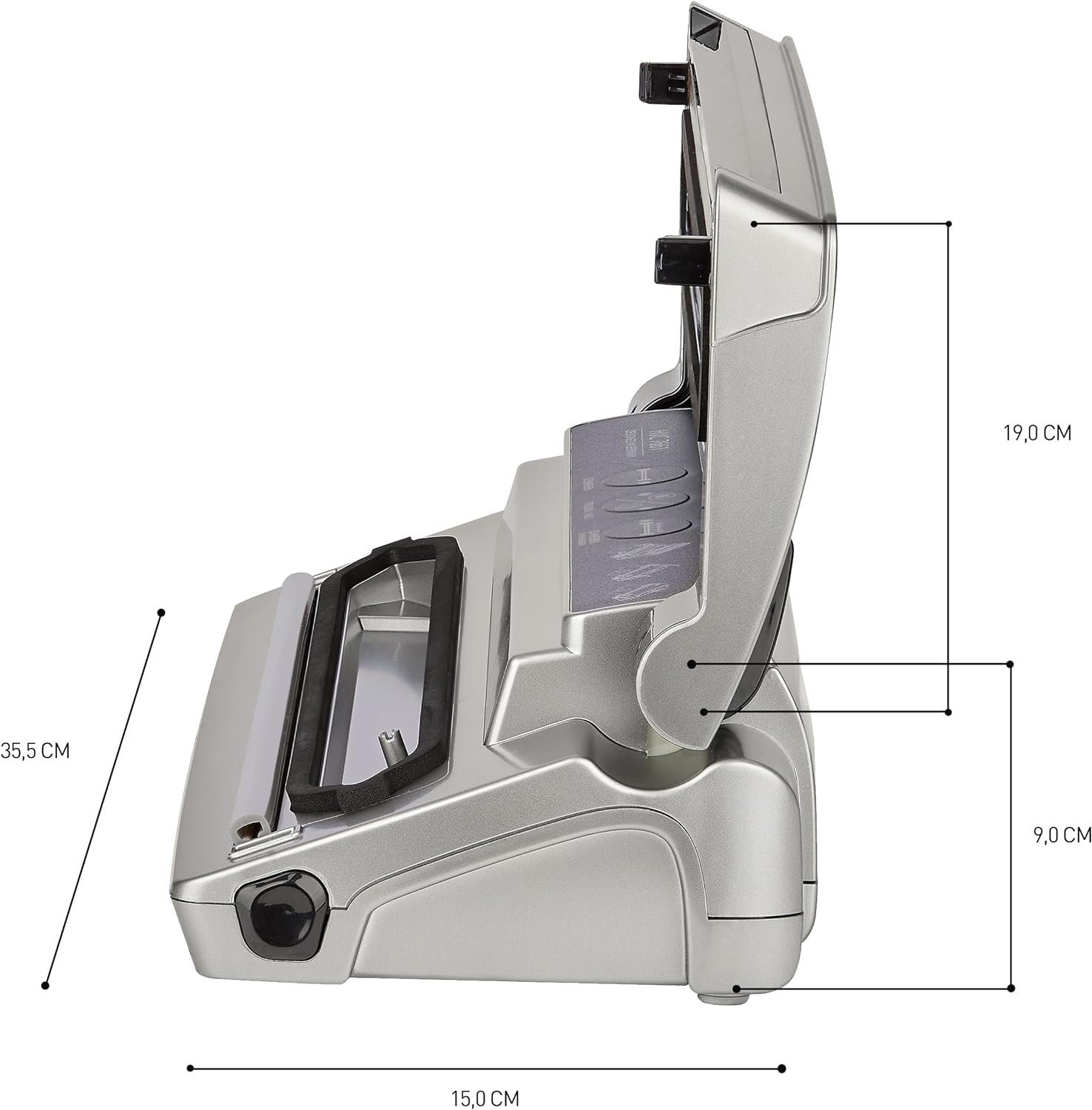 Heinrich´s Vakuumierer HVC 7661, Rollenbreite 30,00 cm, 120,00W, Vakuumiergerät Vakuumierregulierung inkl. 10 Vakuumierbeutel 120 W