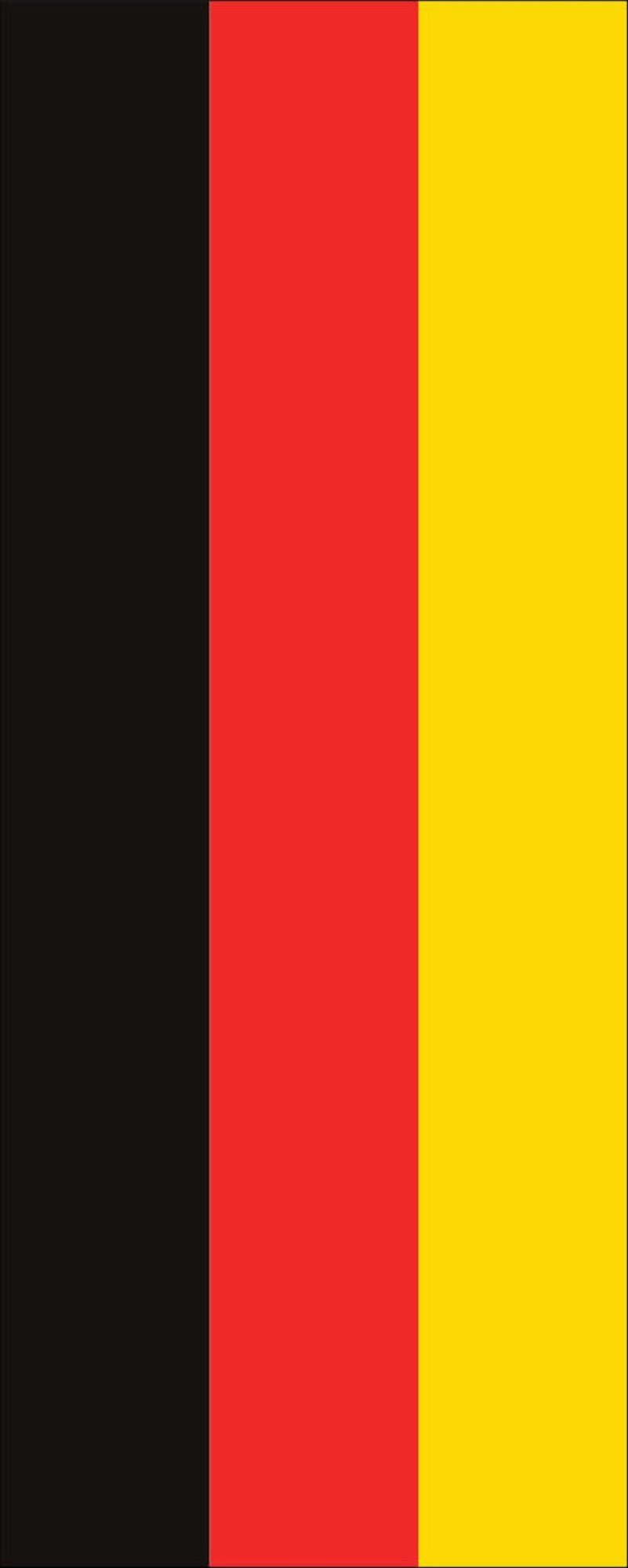 flaggenmeer Flagge Flagge Deutschland 110 g/m² Hochformat
