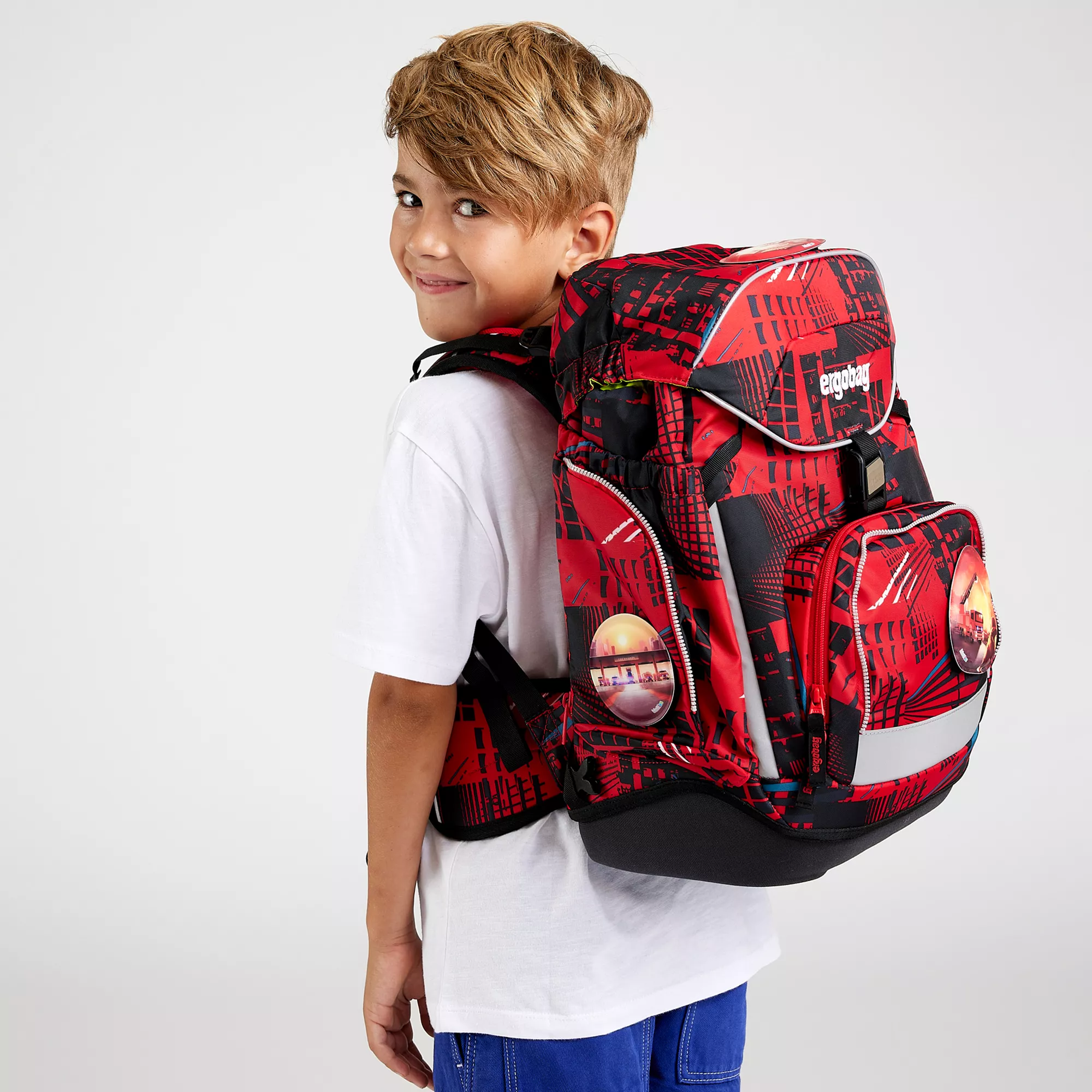 ergobag Schulrucksack-Set Alarmbärreitschaft
