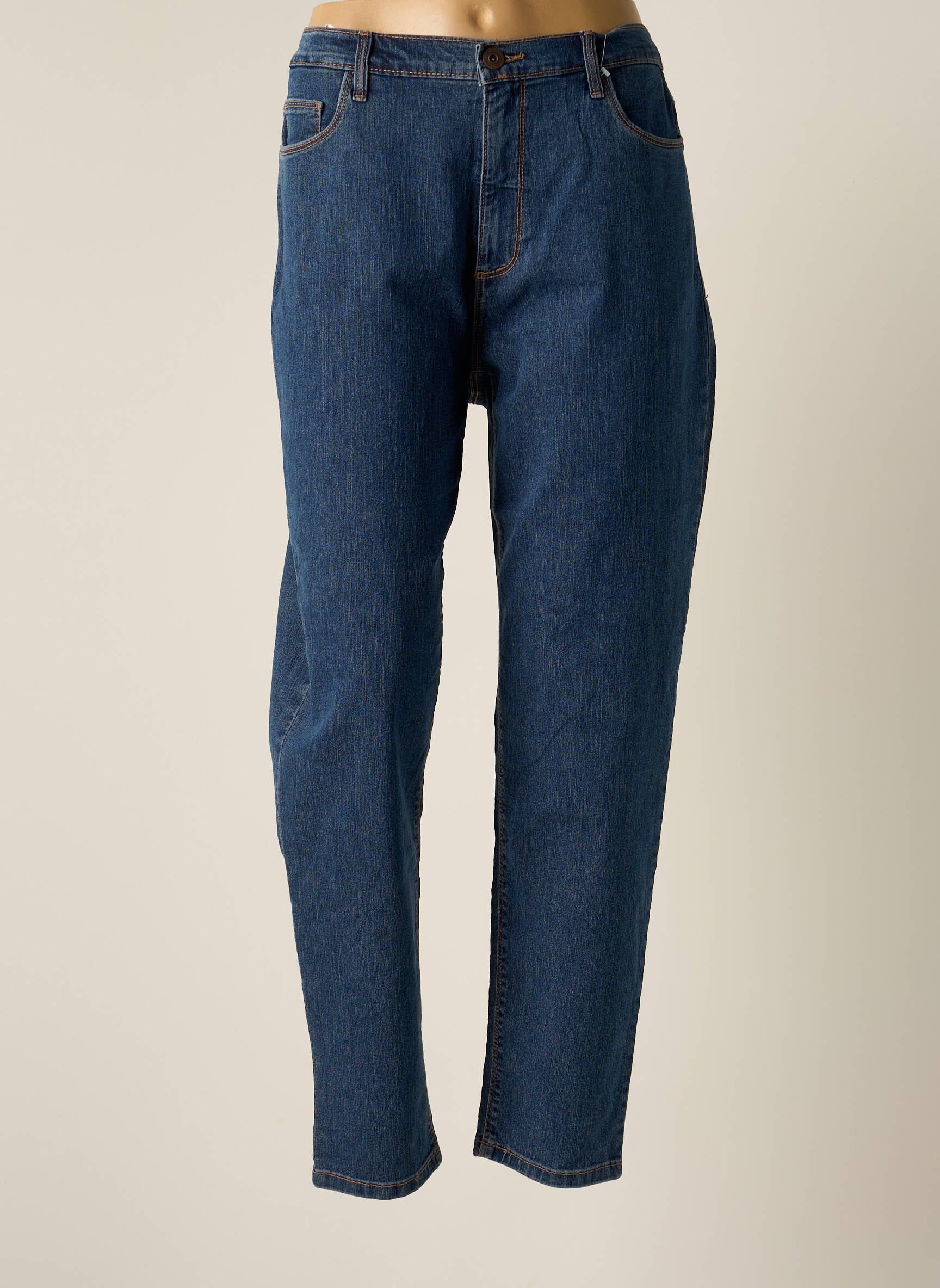 Stooker Jeans Coupe Droite Femme couleur bleu