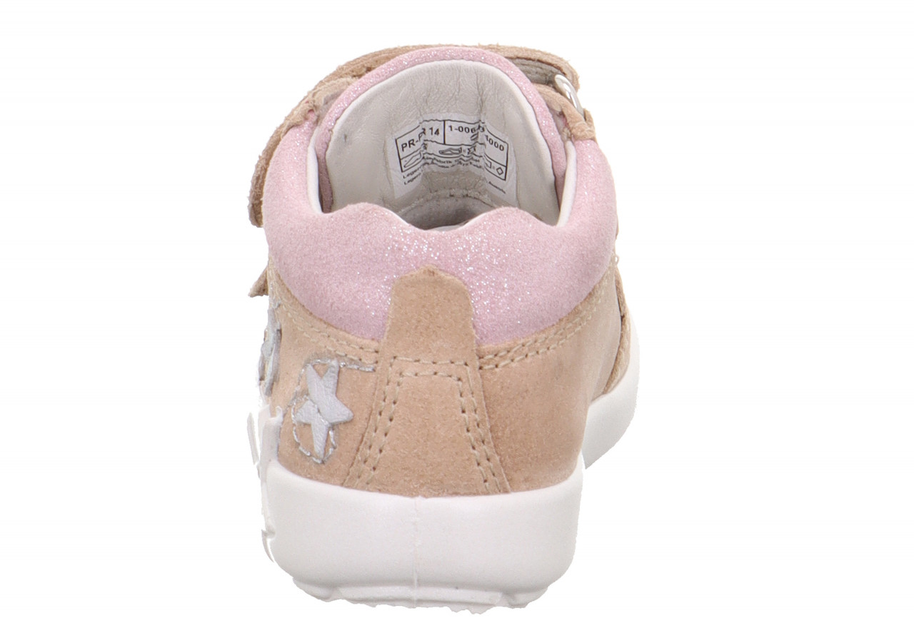 STARLIGHT - Beige/RosaSneaker low mit Klettverschluss