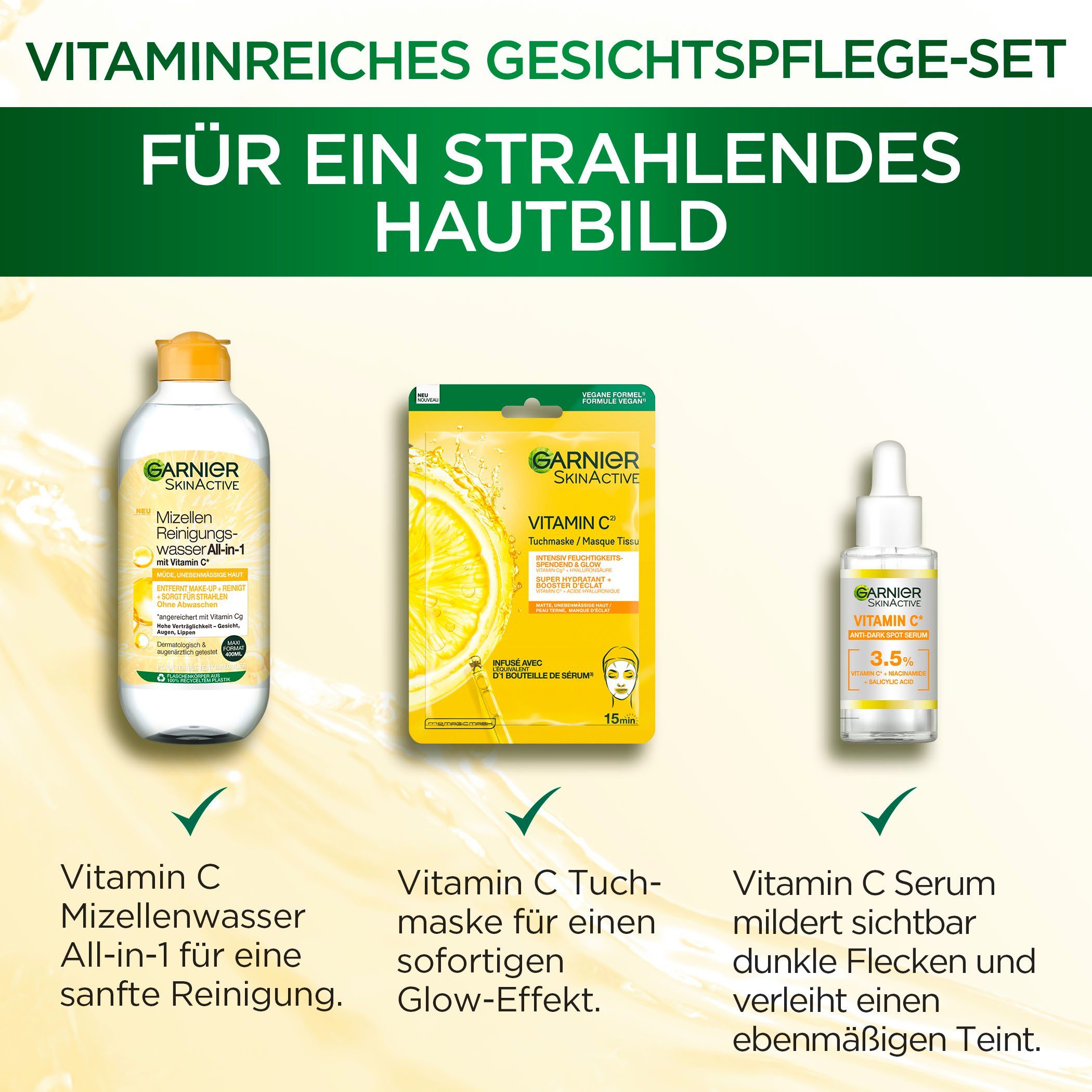 GARNIER Pflege-Set Vitamin C Coffret
