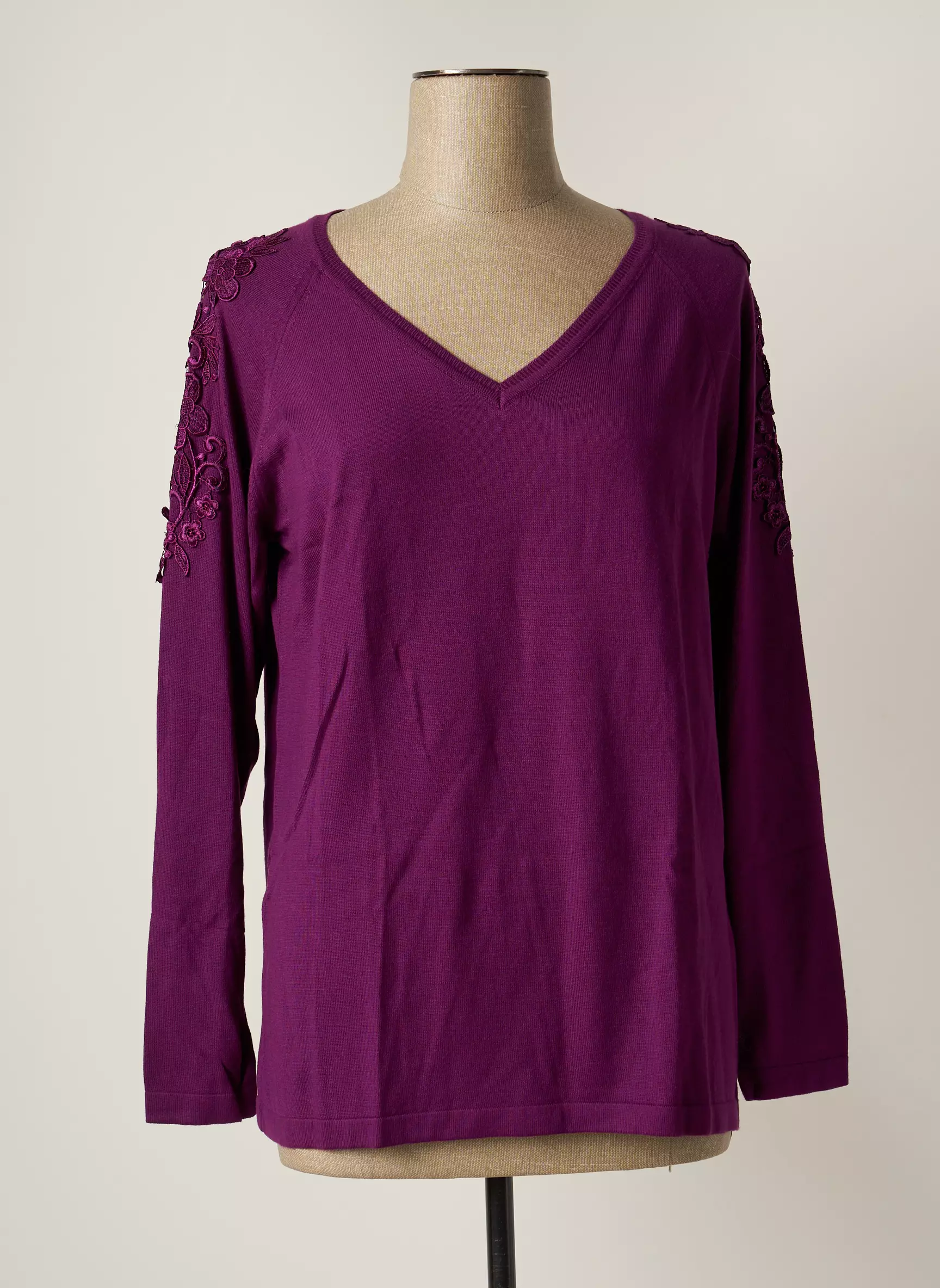 Fred Sabatier Pulls Femme couleur violet