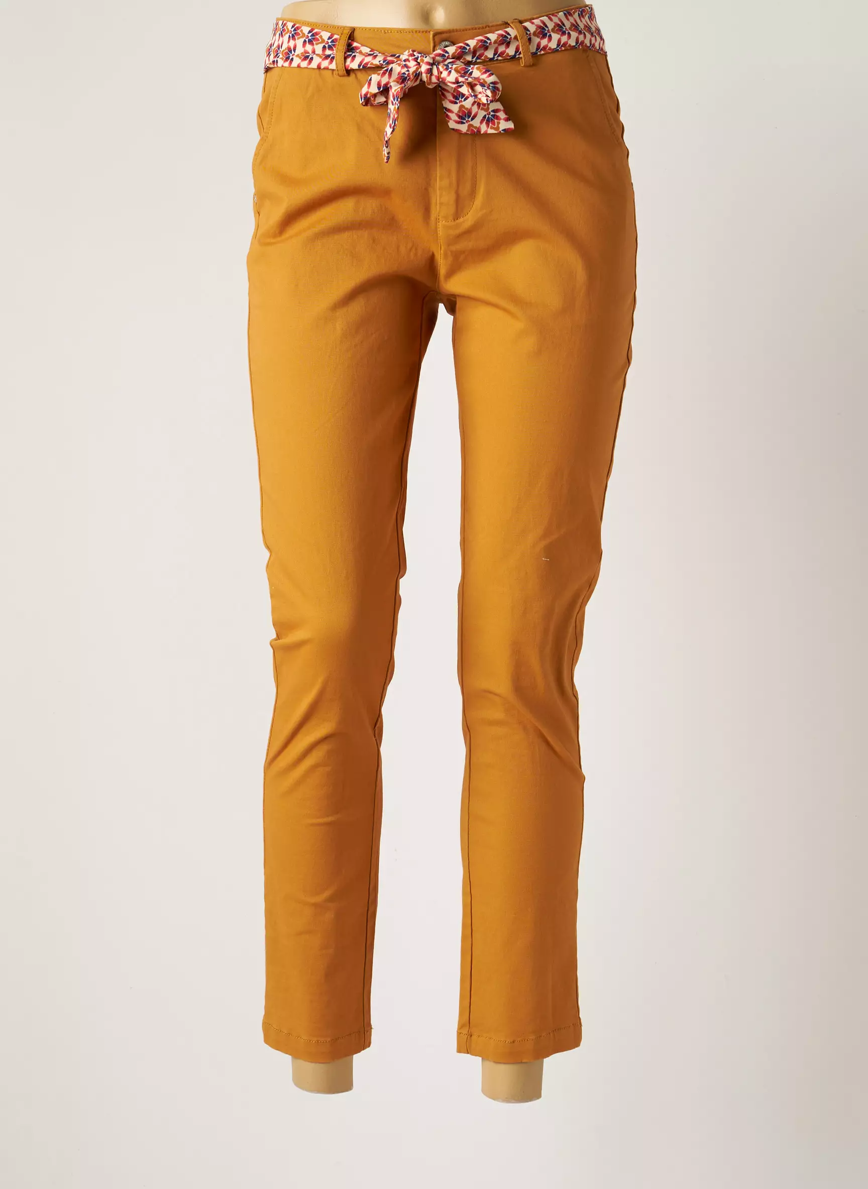 Sarah John Pantalon7 8 Femme couleur marron