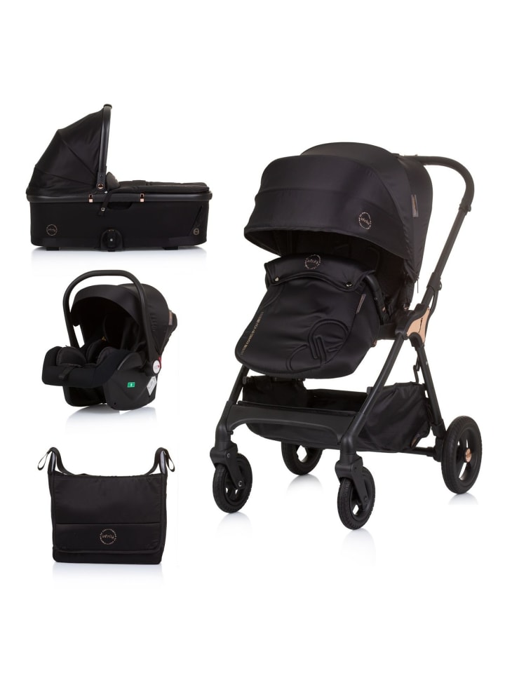 Chipolino Kombikinderwagen 3 in 1 Infinity in schwarz günstig kaufen onesize