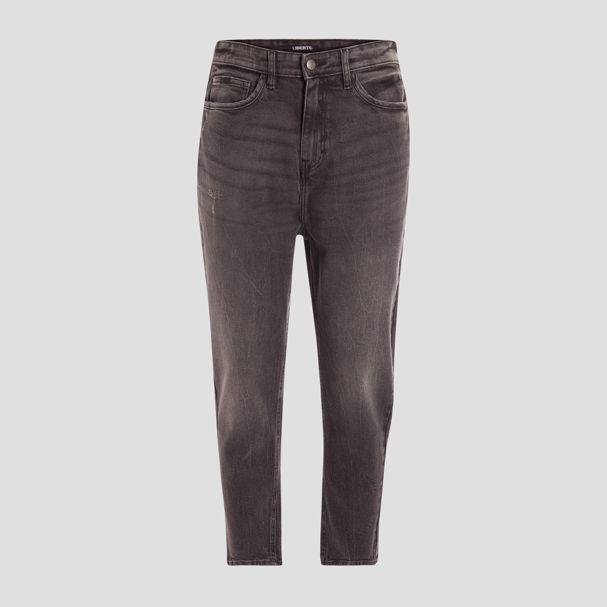 Jeans straight denim gris homme | La Halle
