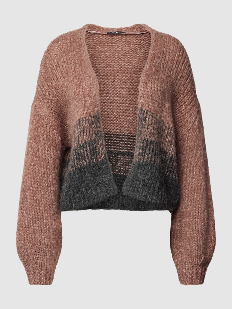 Cardigan mit Farbverlauf in altrosa
