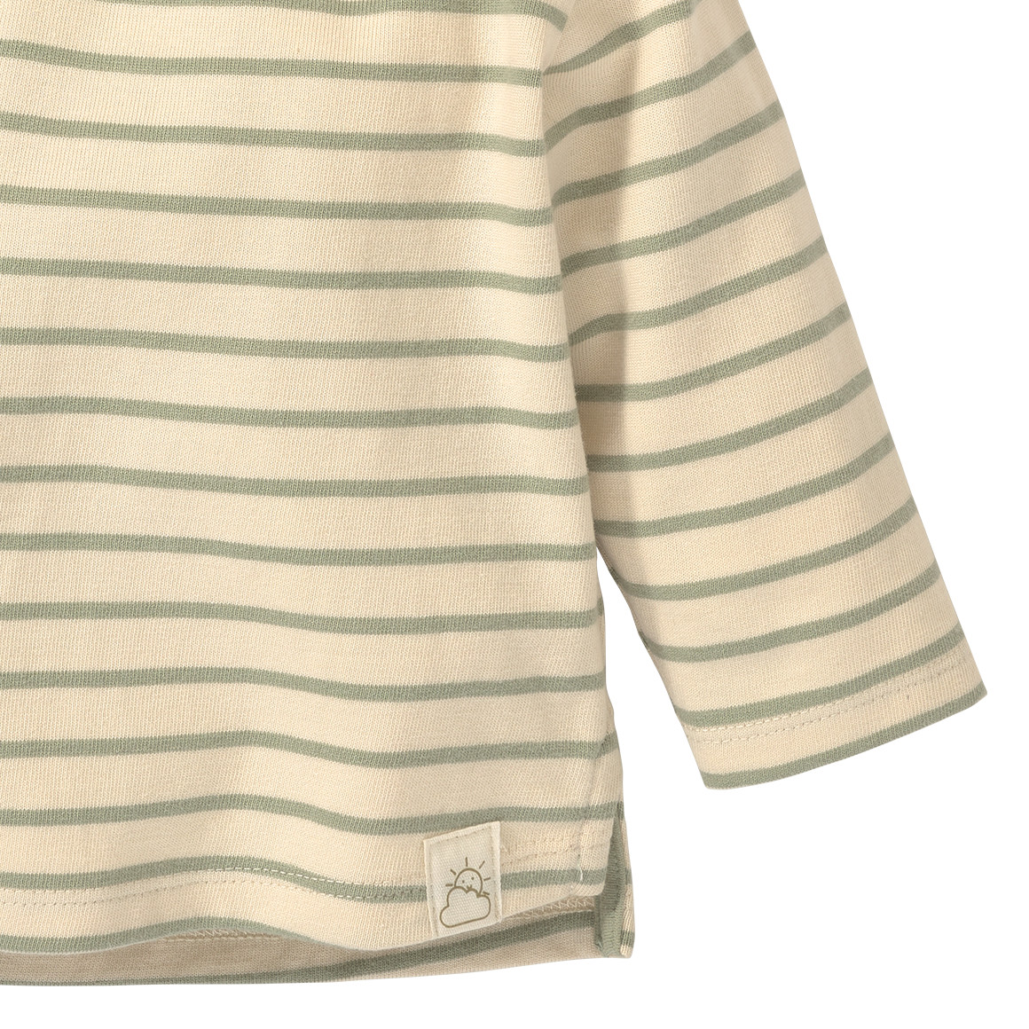 Newborn Langarmshirt aus Bio-Baumwolle