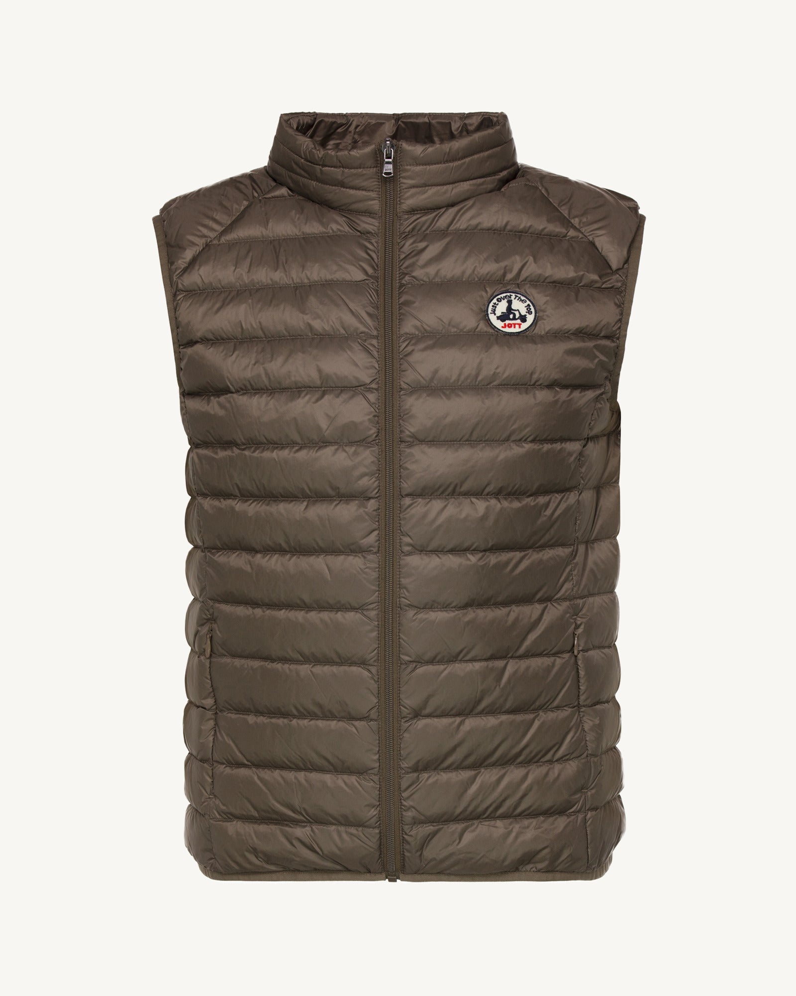Doudoune sans manches Taupe Tom