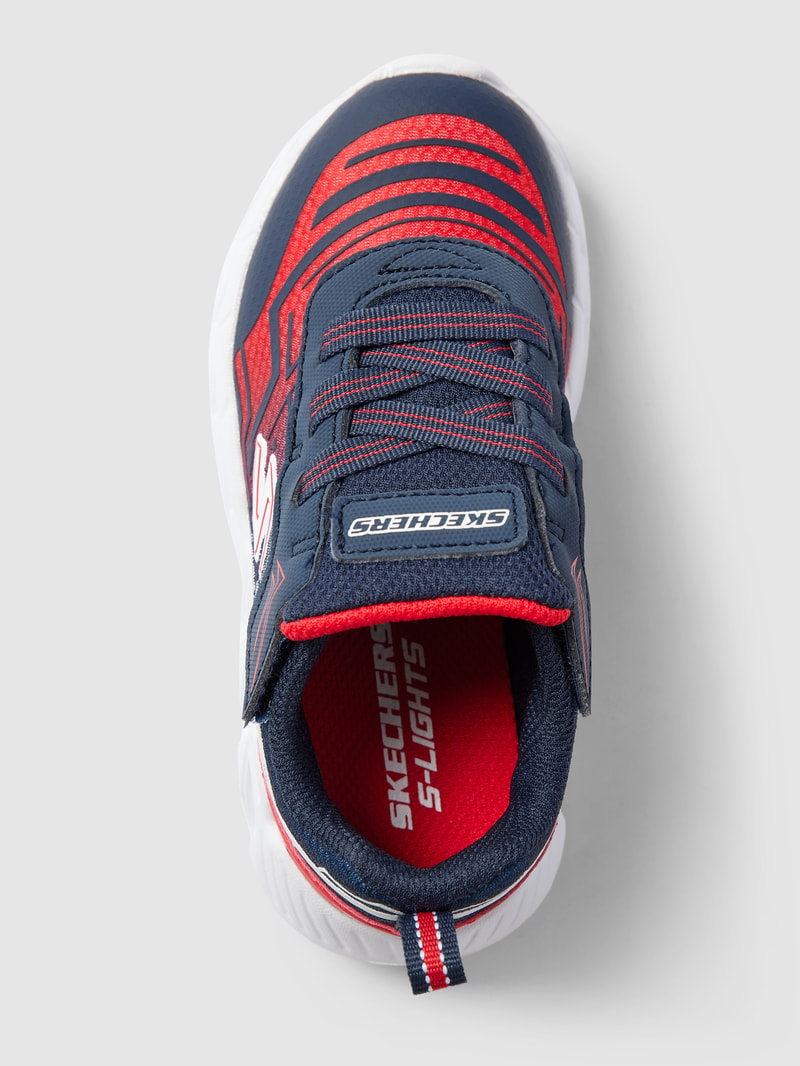 Sneaker mit Label-Details Modell 'MAGNA' in marineblau