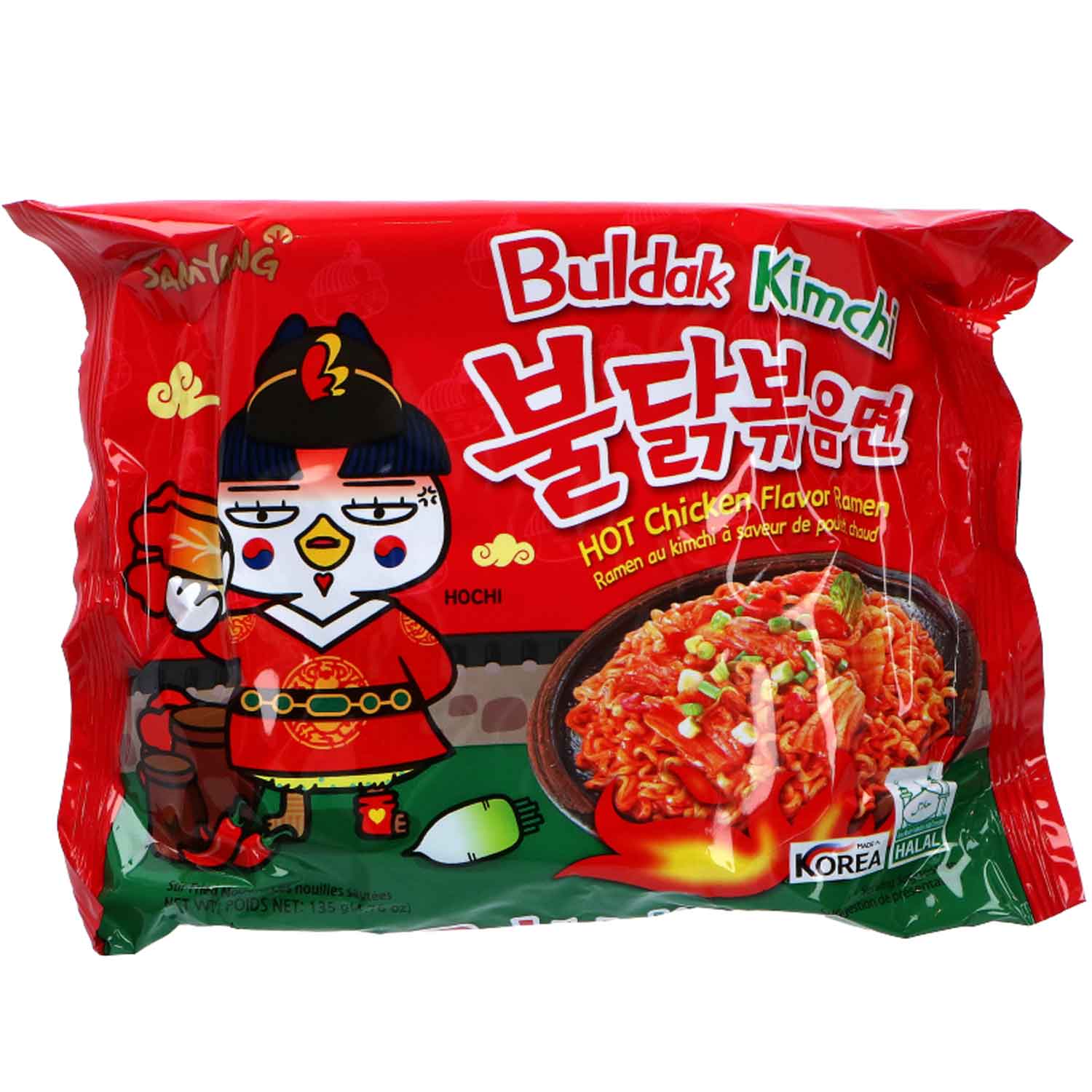 Samyang Buldak Ramen Hot Chicken Kimchi 5x135g