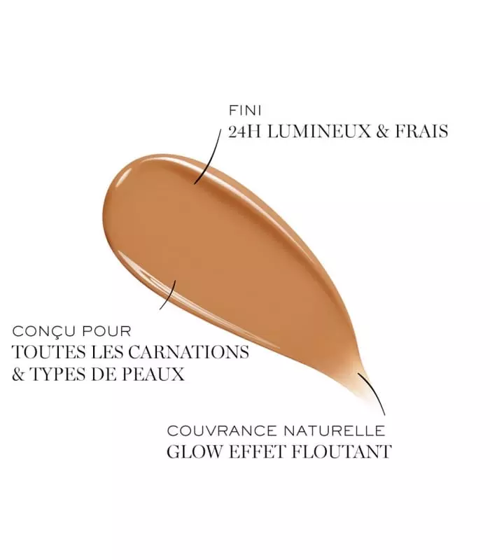 TEINT IDOLE ULTRA WEAR CARE & GLOW Fond de Teint Soin 24h Fini Lumineux & Frais SPF25