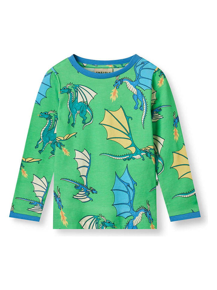 Småfolk Longsleeve in Grün/ Bunt günstig kaufen