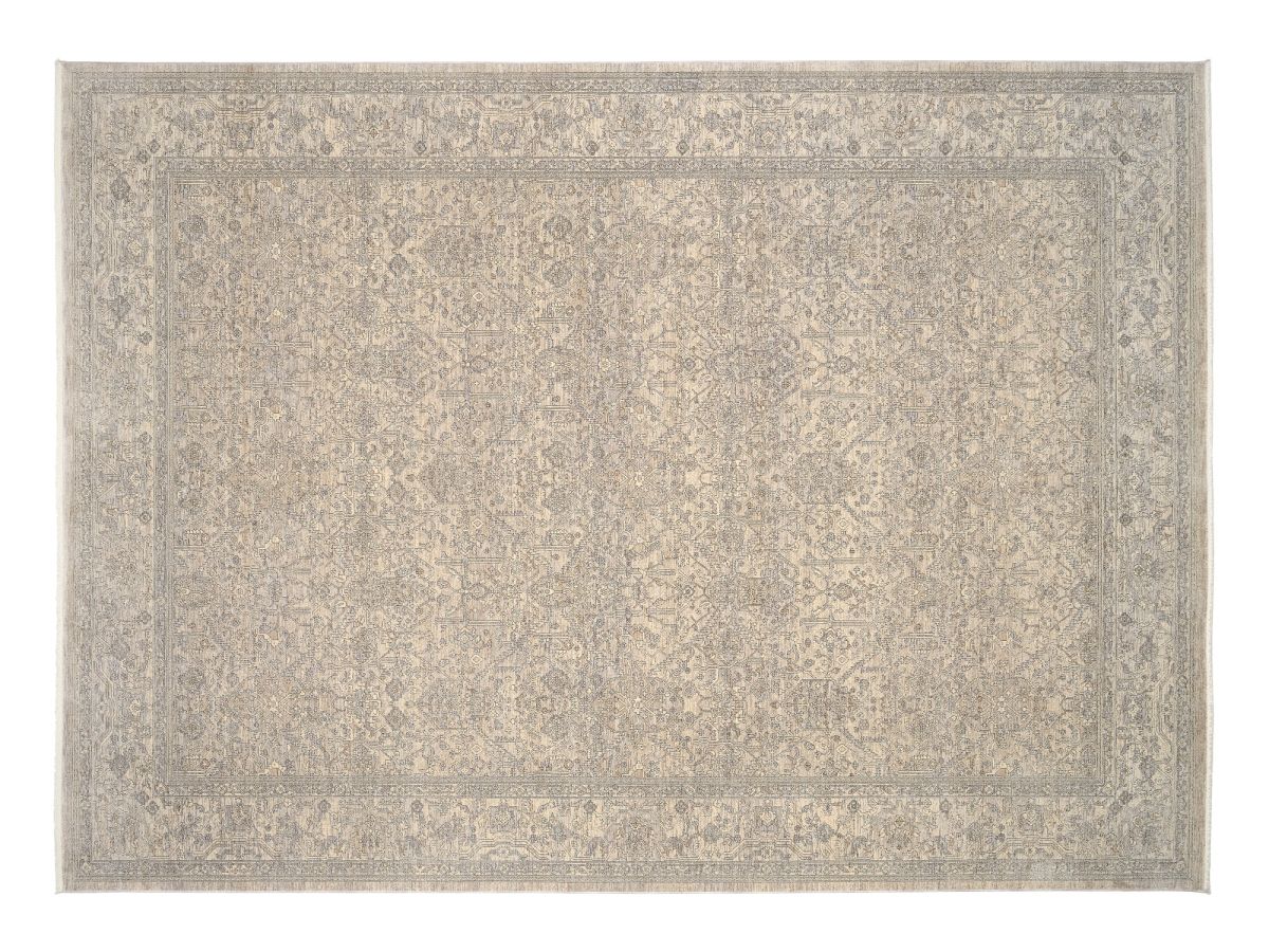 Webteppich Maharaja Hellgrau-Natur 160 x 230 cm