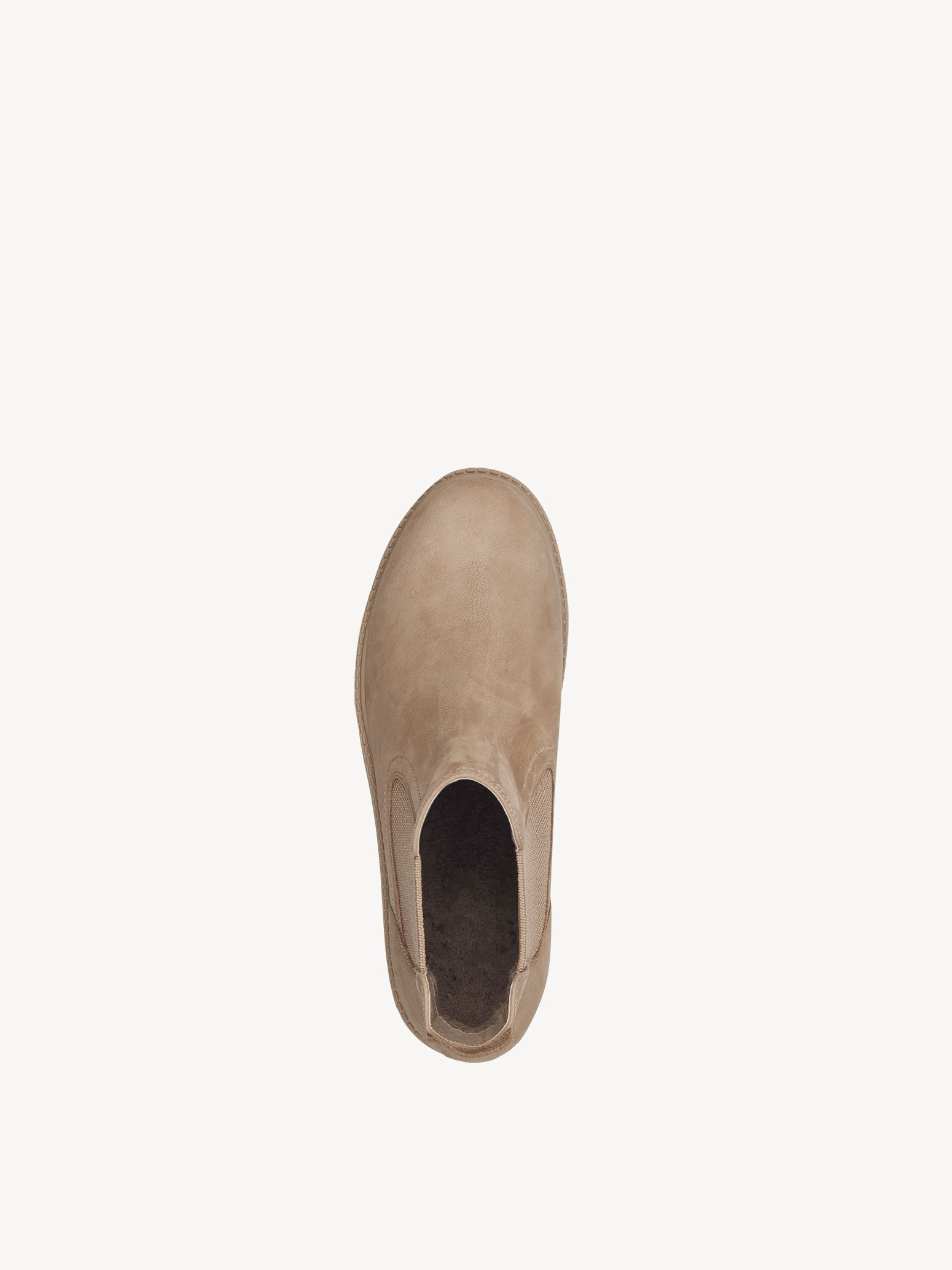 Bottine Chelsea en cuir - marron
