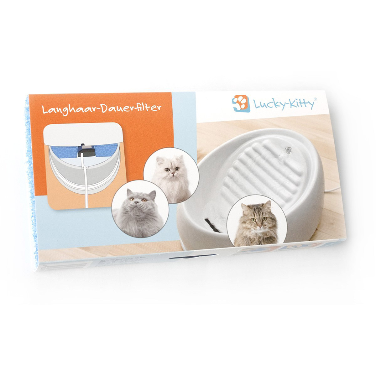 Lucky-Kitty Langhaar-Dauerfilter günstig kaufen