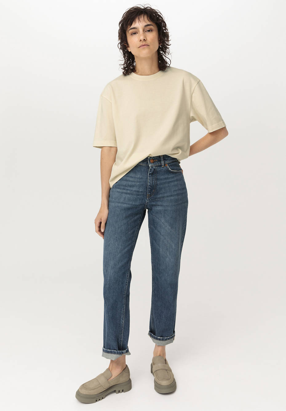 Kurzarm-Shirt aus reiner Bio-Baumwolle