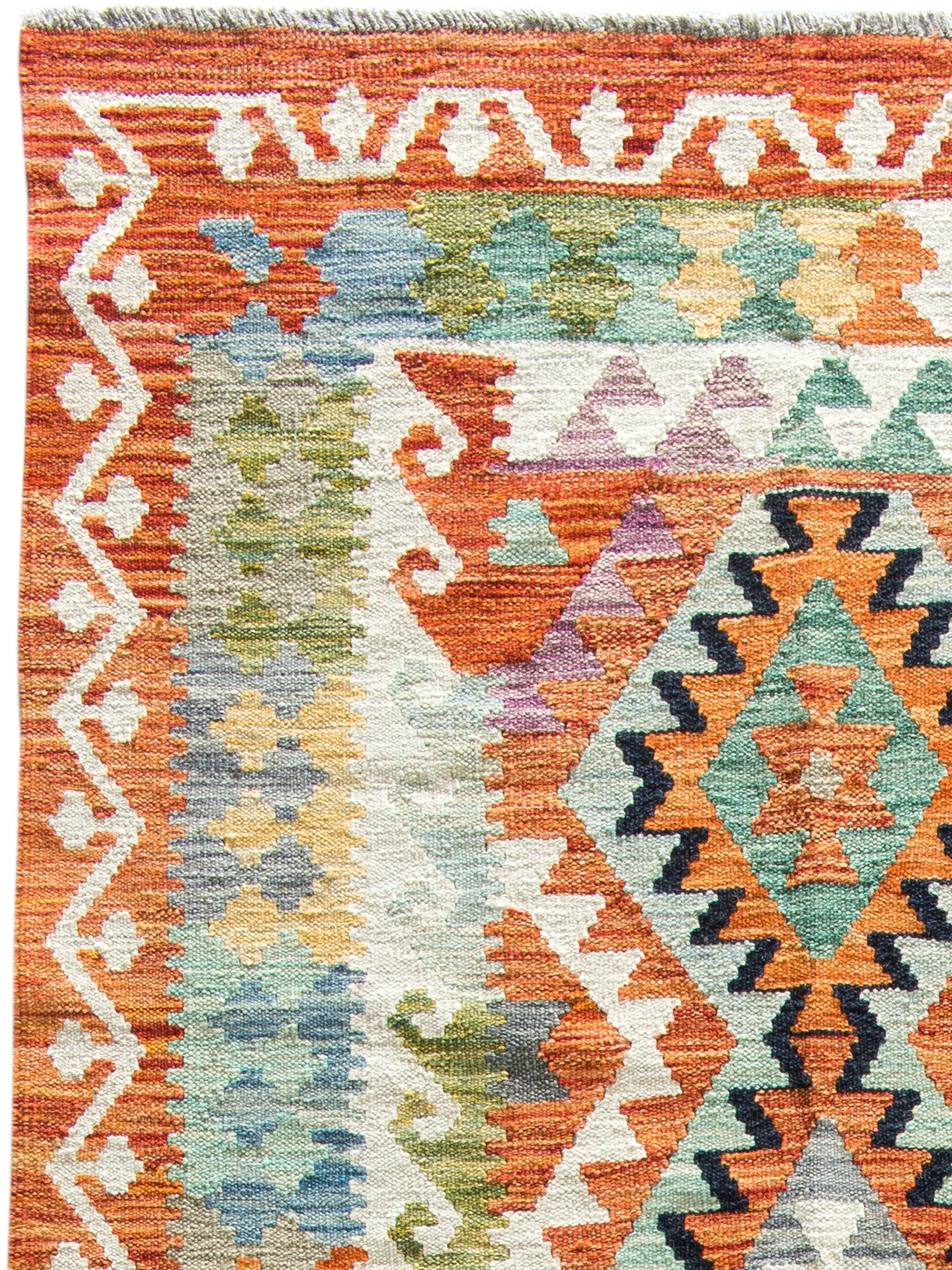 Afghan Kelim ca. 203 x 286 cm, Unikat / Einzelstück