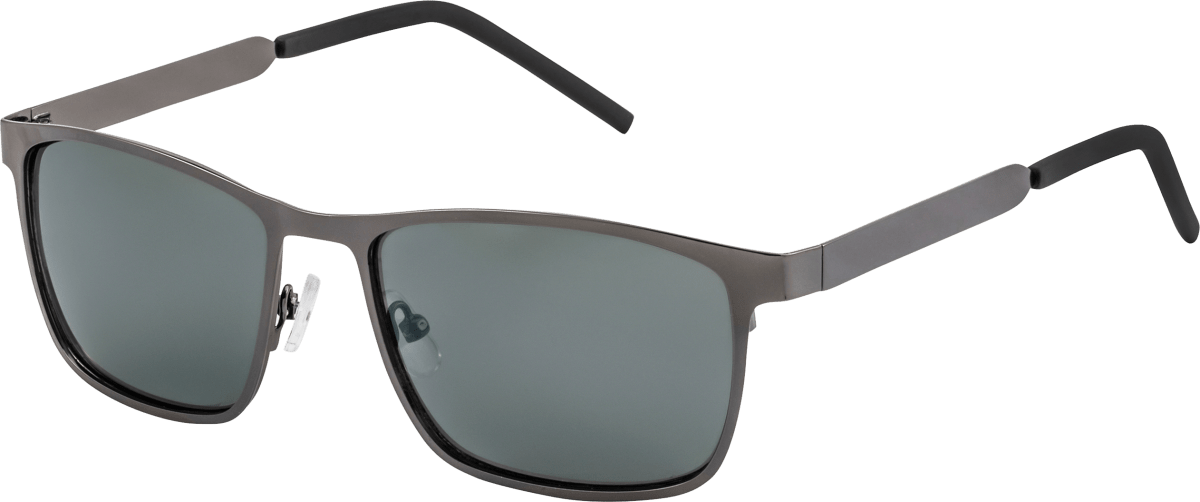 Sonnenbrille Erwachsene mit Metallrahmen und silber verspiegelten Scheiben, 1 St