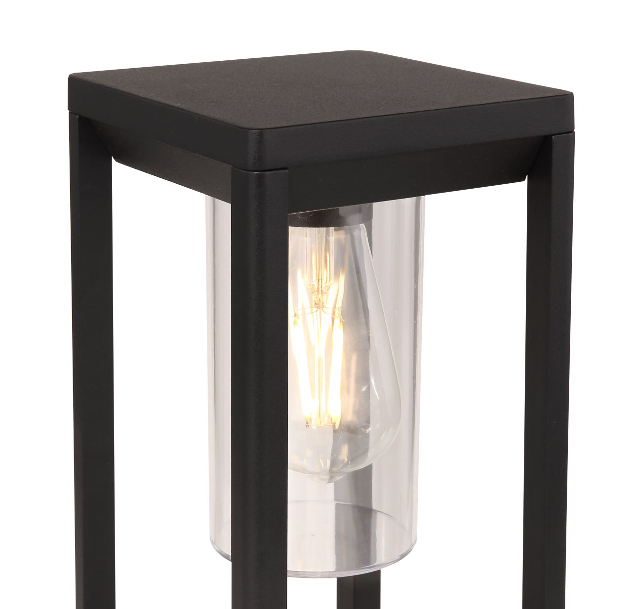 Globo Lighting - CANDELA - Außenleuchte Aluminium Druckguss schwarz matt, 1x E27 LED