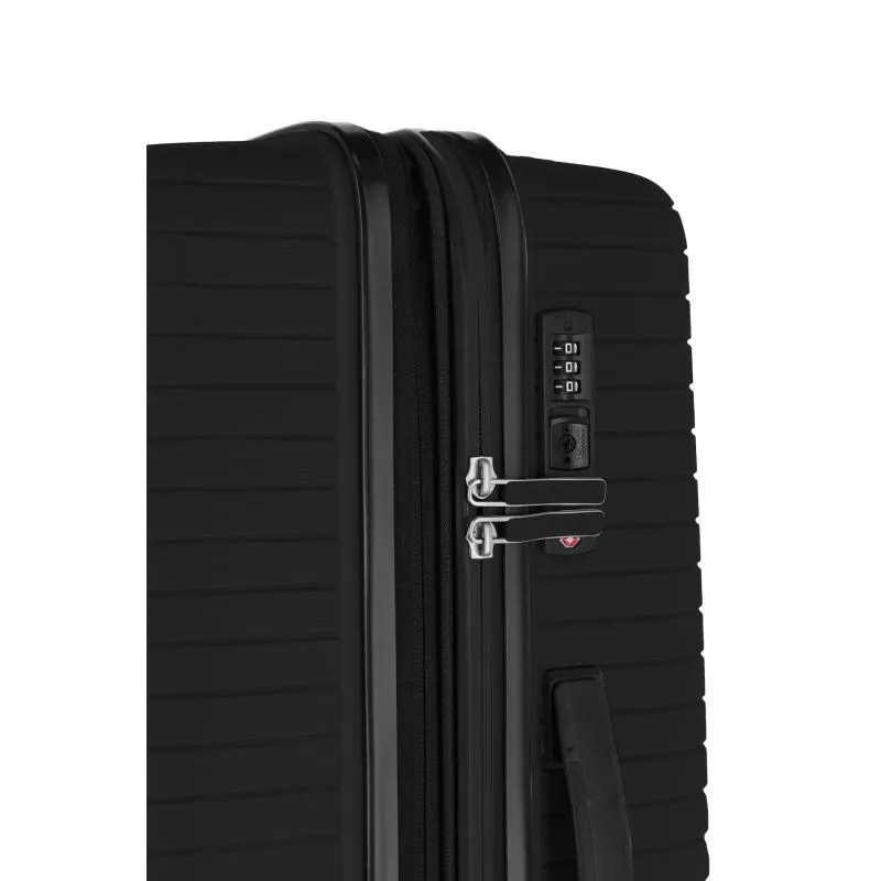 Travelite ORBITA Trolley M (67cm) mit 4 Rollen - Schwarz