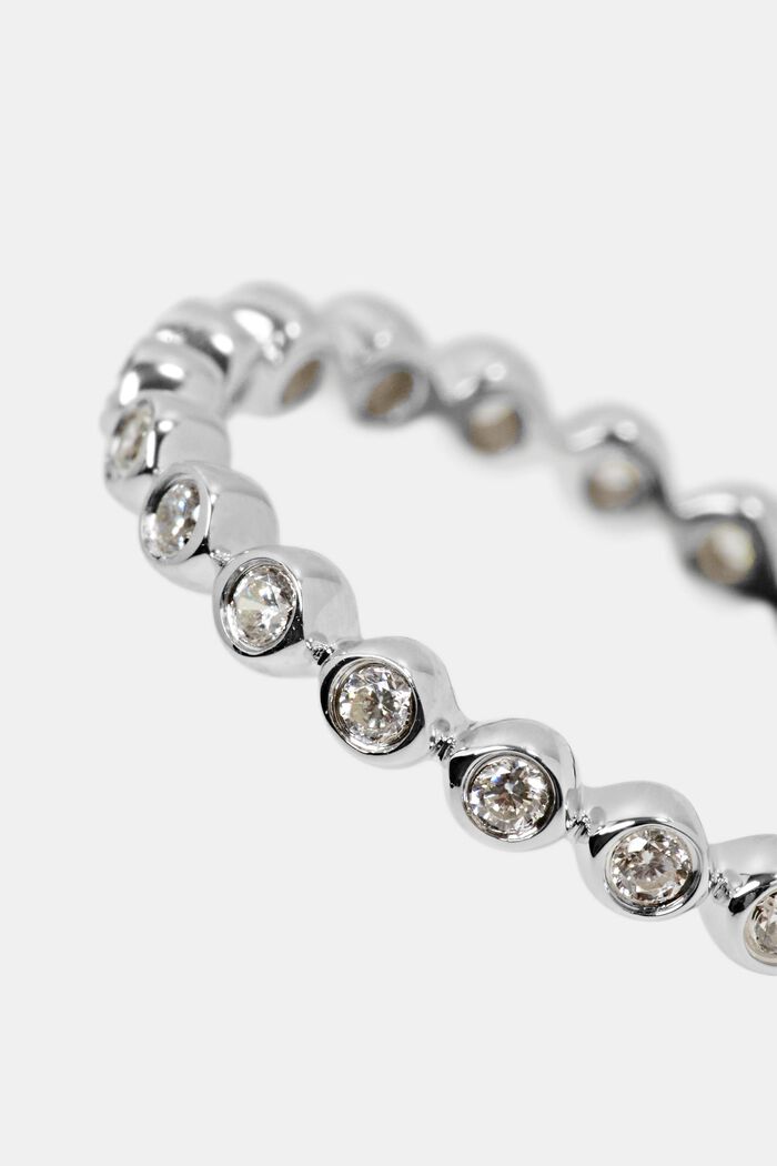 Zirkoniaring aus Sterlingsilber