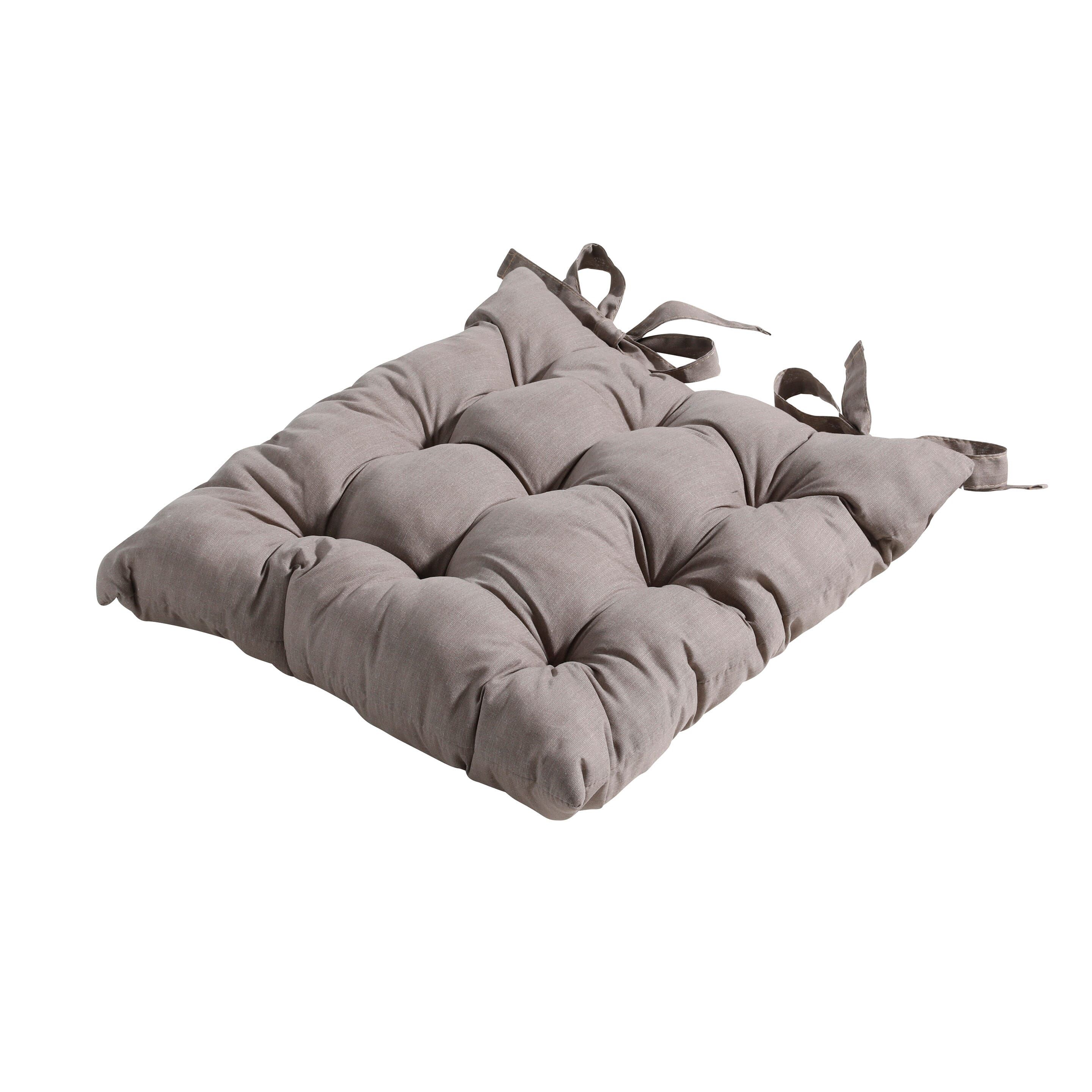 Madison Basic Taupe 46x46 Sitzkissen