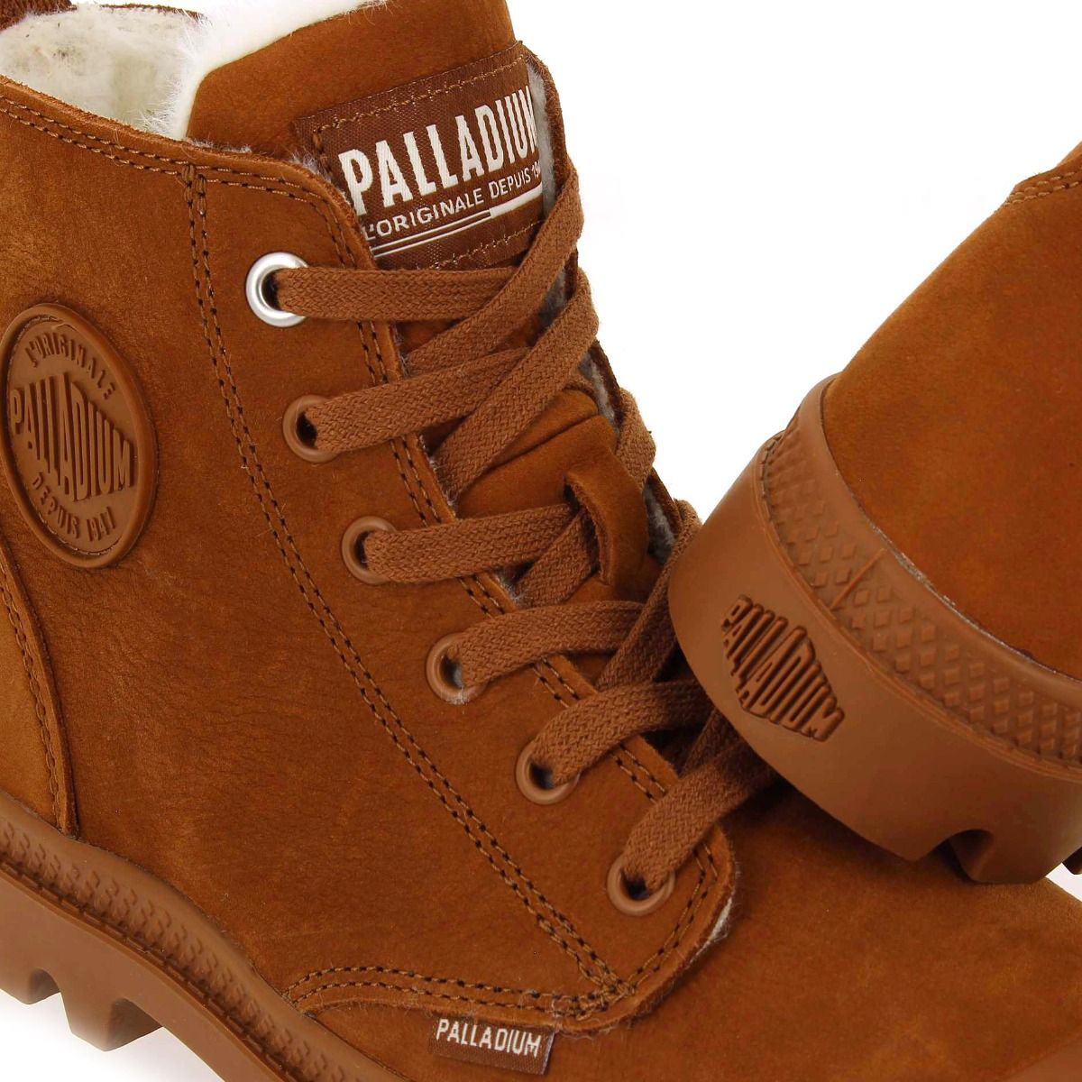 Palladium  PAMPA HI ZIP WL - brique