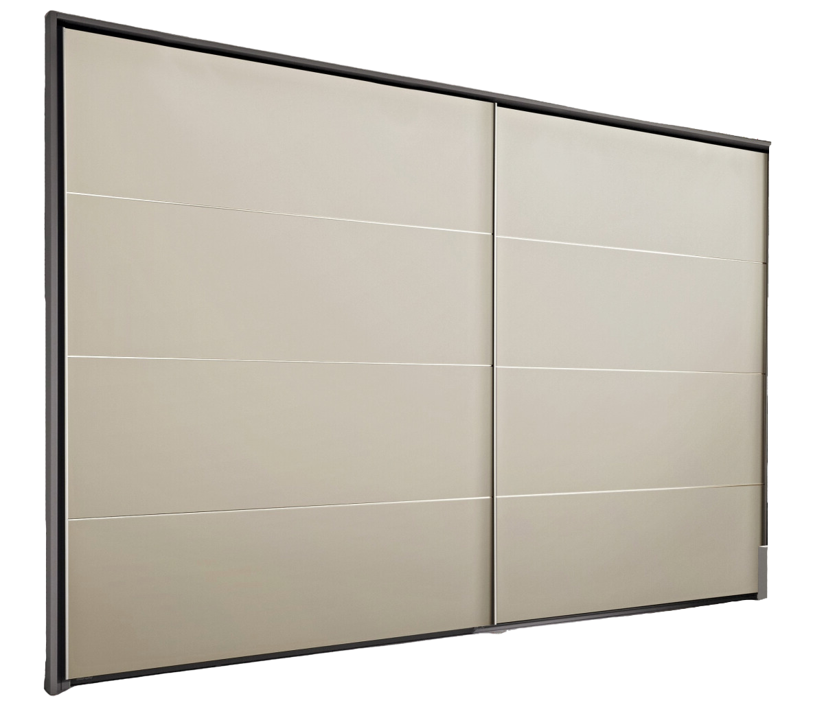 Modulmaster Schwebetürenschrank taupe